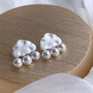 🔥2/$15 Rain Cloud Earrings Raining Earrings Rain Drop Earrings S925 Pin